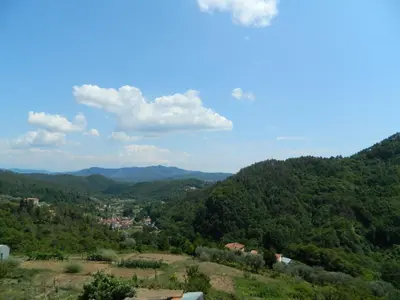 Paesaggio naturale nelle vicinanze of country house