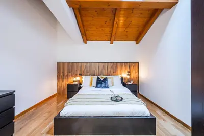 Letto o letti in una camera di Casa Luce - bright, stylish and central
