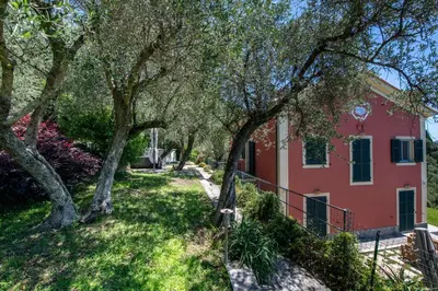 Giardino di 257b - Villetta Maiso - Vista Mare, Giardino e Piscina Privata a 2 minuti di auto dalle spiagge e mare - PARCHEGGIO PRIVATO INCLUSO