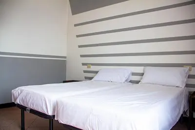 Letto o letti in una camera di Camere della Perla