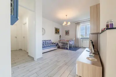 Letto o letti in una camera di 281 - Casa Bouganville Sestri Levante, 12minuti a piedi dal Mare e dal Centro