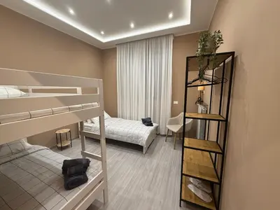Letto o letti in una camera di Appartamento Cadore