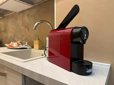 Set per la preparazione di tè e caffè presso Appartamento Cadore