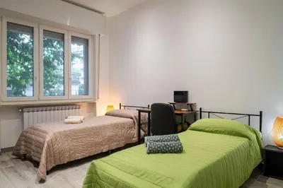 Letto o letti in una camera di Appartamento Lussuoso
