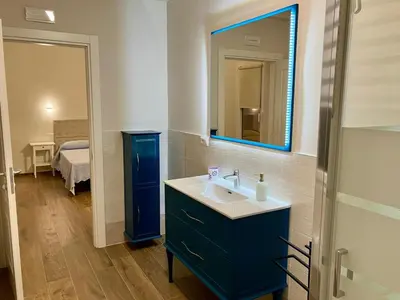Letto o letti in una camera di Antico Casale San Pantaleone
