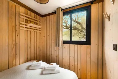 Letto o letti in una camera di Glamping Degli Ulivi