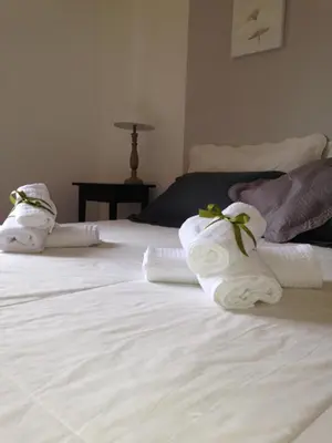 Letto o letti in una camera di Relax nella Natura