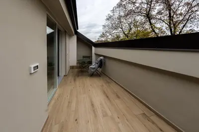 Balcone o terrazza di Bright Hall apartment Reggio Emilia Centro Storico