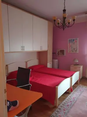 Letto o letti in una camera di Appartamento Duplex B & B