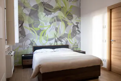 Letto o letti in una camera di Locanda Borgovecchio