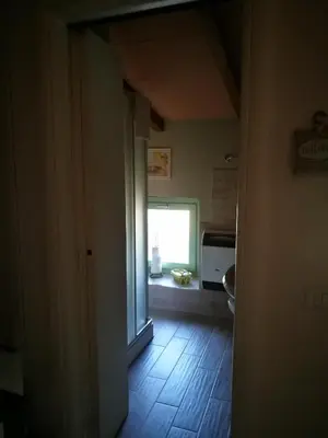 Letto o letti in una camera di La Corte del Borgo