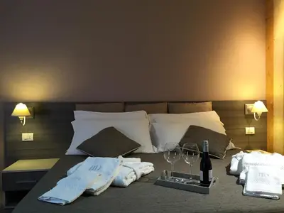 Letto o letti in una camera di Al Borgo