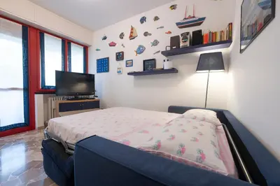 Letto o letti in una camera di Sogno al Mare Parcheggio Incluso!