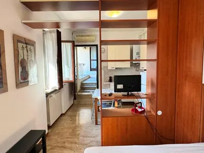 TV o dispositivi per l'intrattenimento presso Appartamenti I Liutai