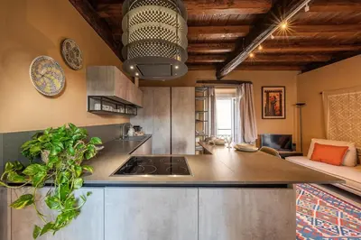 Cucina o angolo cottura di Happy Days - Pavia City - by Host4U -