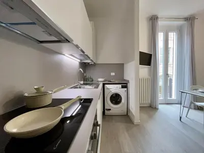 Cucina o angolo cottura di Inn Borromeo - Pavia City - by HOST4U