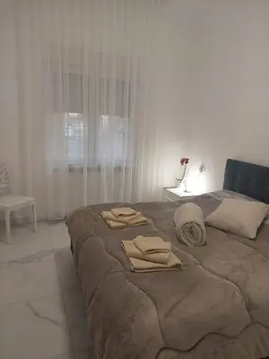 Letto o letti in una camera di Casa enna
