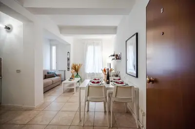 Area soggiorno di Casa del Fotografo, a due passi dall'accademia