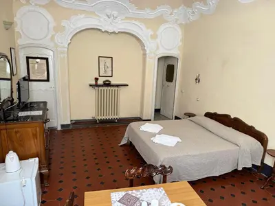 Letto o letti in una camera di La camera di Leo