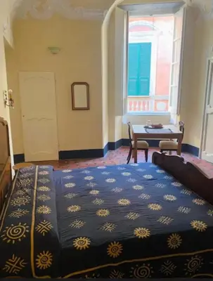 Letto o letti in una camera di La camera di Leo