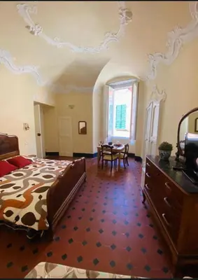 Letto o letti in una camera di La camera di Leo