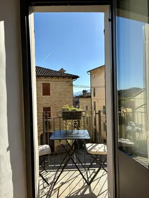 Balcone o terrazza di Casa a Chiocciola - Scurano