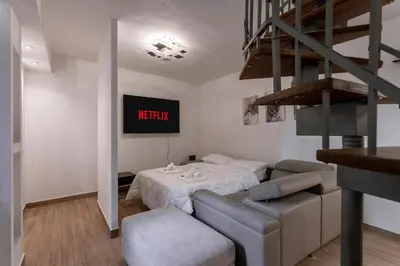 Letto o letti in una camera di 100 Mq, Free Parking, Charming House Ponte Coperto