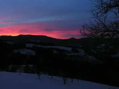 Paesaggio naturale nelle vicinanze del bed & breakfast