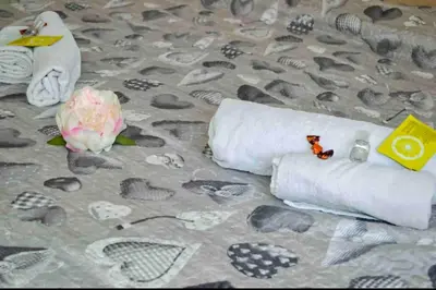 Letto o letti in una camera di House of the sea