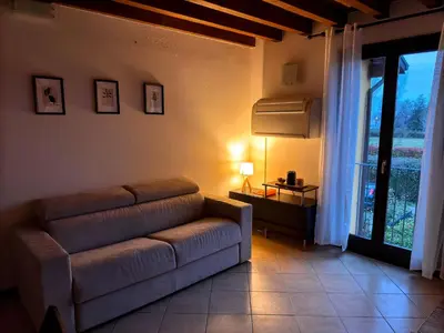 Area soggiorno di Casa Lupo - Appartamento completo