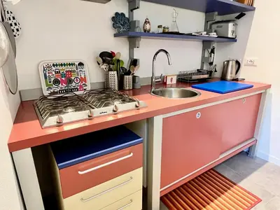 Cucina o angolo cottura di Casa Santina - Palazzo Trecchi-Università