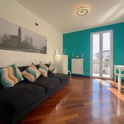 Area soggiorno di Cas'Ale Suites Foresteria Lombarda