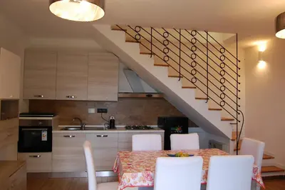 Cucina o angolo cottura di Villa nel verde con vista mare, Rapallo