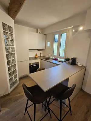 Cucina o angolo cottura di Elegant and beautiful in the heart of Modena