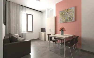 Area soggiorno di DUCATO HOTEL e RESIDENCE