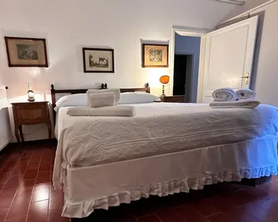 Letto o letti in una camera di Bianca's garden 100 steps from the sea