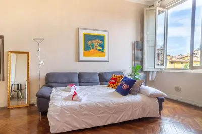 Letto o letti in una camera di Canalchiaro Suite