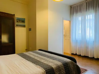 Letto o letti in una camera di B&B Casa Silingardi