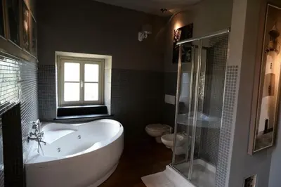 Bagno di Villa Margherita vicino a SESTRI levante appartamento per 5 in Villa ottocentesca