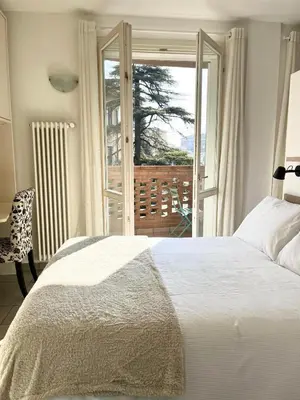 Letto o letti in una camera di I pini
