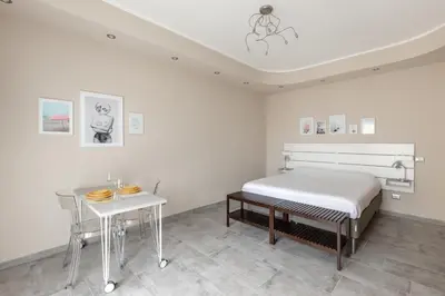 Letto o letti in una camera di JOIVY Cerisola lovely studios in Rapallo