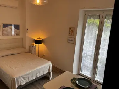 Letto o letti in una camera di JOIVY Cosy Studio Near Rapallo Beach - Via Baisi