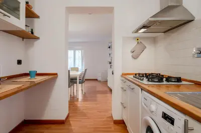 Cucina o angolo cottura di GuestHost - La Casetta del Golfo - La Spezia Apartment