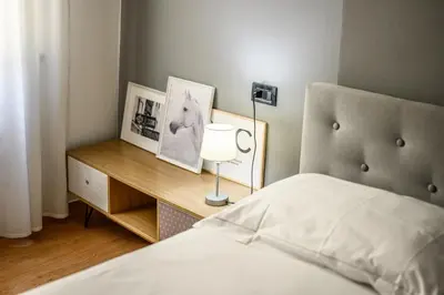 Letto o letti in una camera di Emilia Studios 3