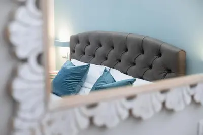 Letto o letti in una camera di BG Apartments - Central and quiet one-bedroom flat