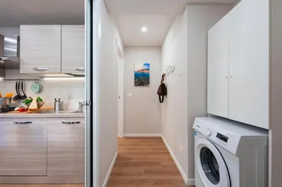 Cucina o angolo cottura di BG Apartments - Central and quiet one-bedroom flat