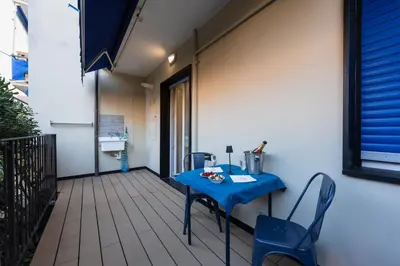 Balcone o terrazza di BG Apartments - Central and quiet one-bedroom flat