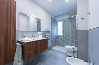 Bagno di BG Apartments - Central and quiet one-bedroom flat