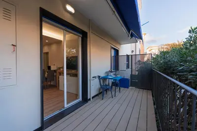Balcone o terrazza di BG Apartments - Central and quiet one-bedroom flat