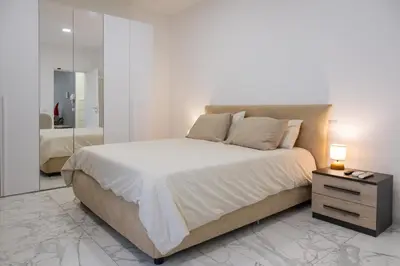 Letto o letti in una camera di Casa Ndoi